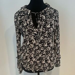 Paige blouse. Lovely sheer fabric.